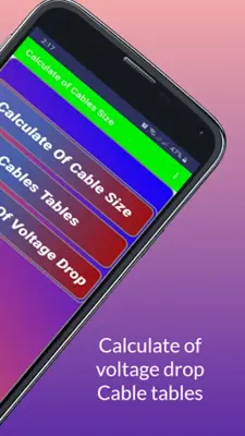 Calculate of Cables Size android App screenshot 6
